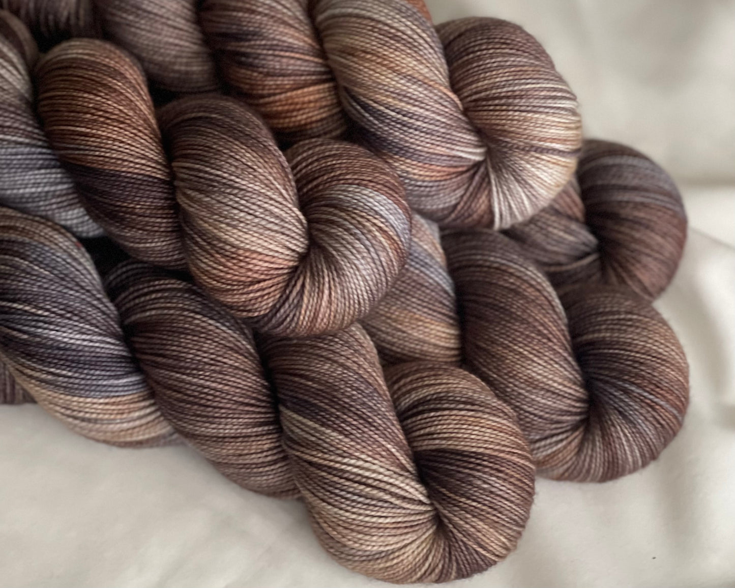 OOAK color - used as developmental skeins for Nature Club